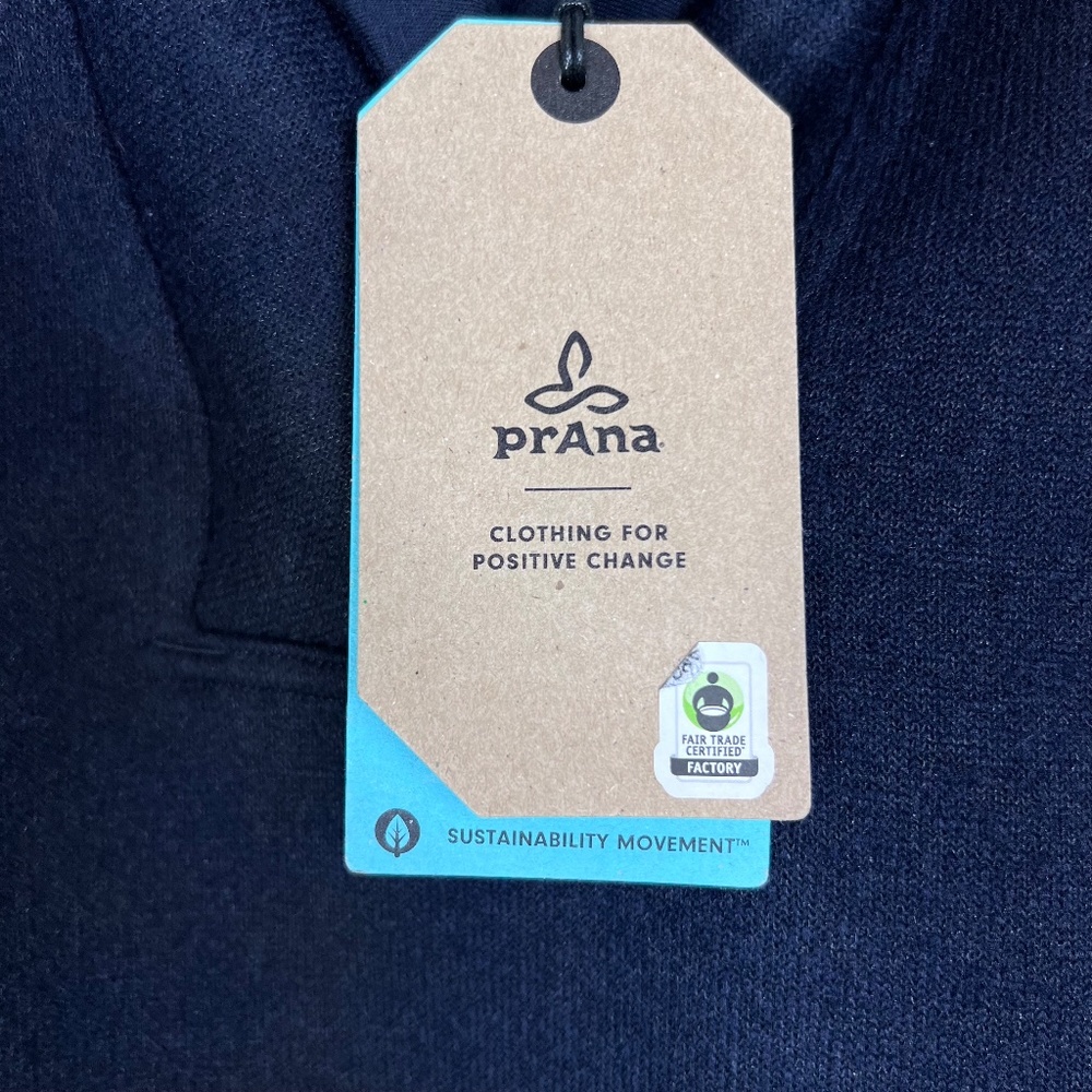 Prana Ziller‎ Tunic, Nautical (Navy), XS, NWT, wool blend, long sleeves, pockets - Picture 6 of 16